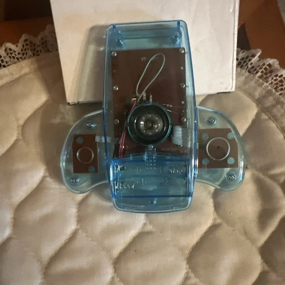 Pocket Game Player Vintage Hand Held Game Translucent Blue - Unbranded NEW